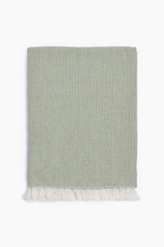 Herringbone Woven Cotton Throw