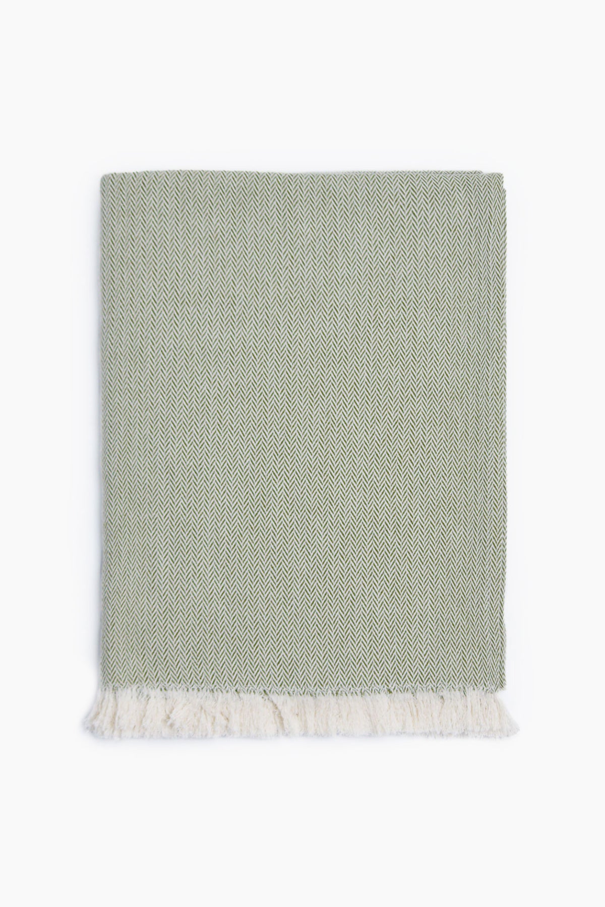 Herringbone Woven Cotton Throw