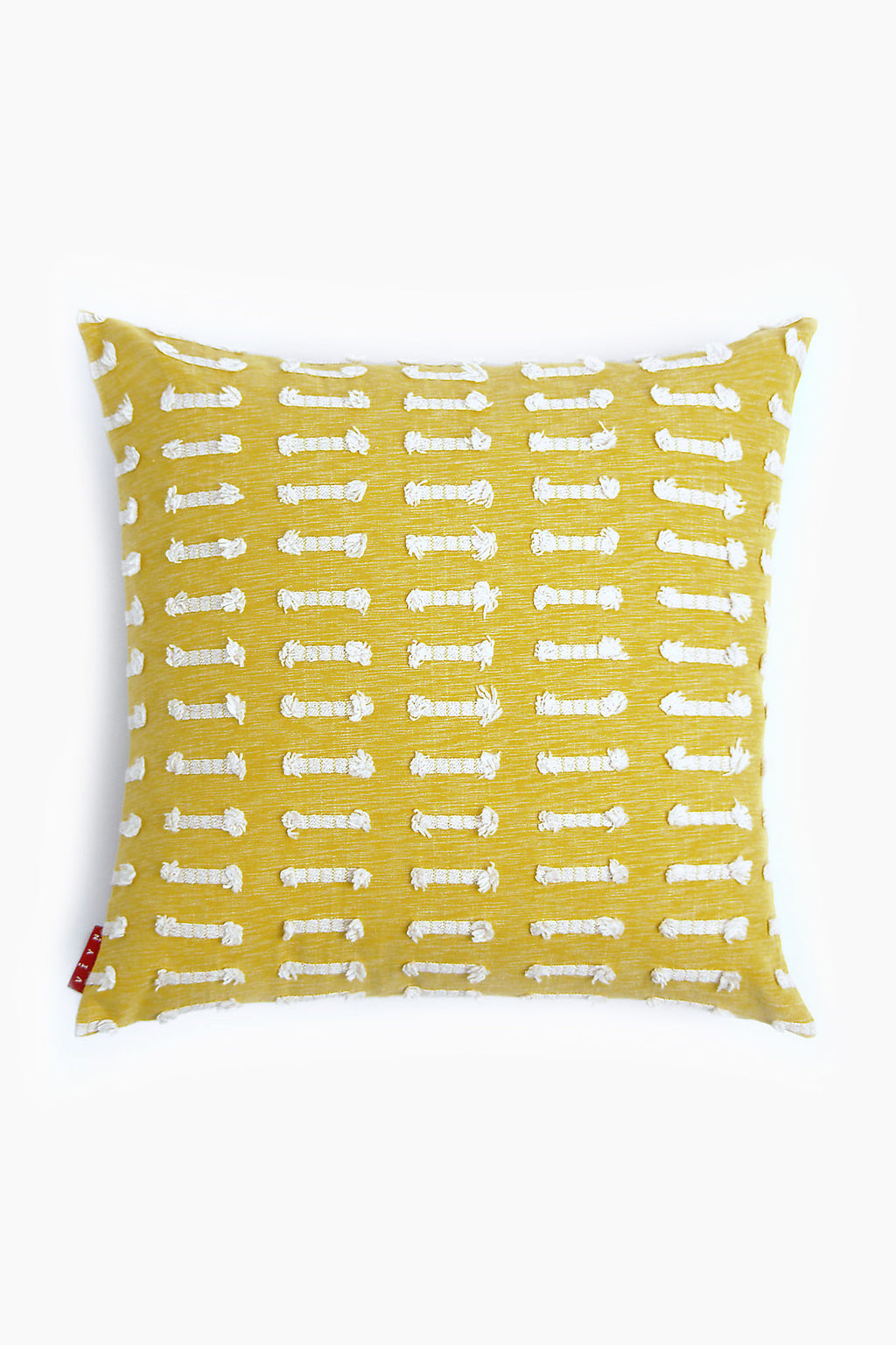 Bark Woven Cotton Jute Cushion Cover