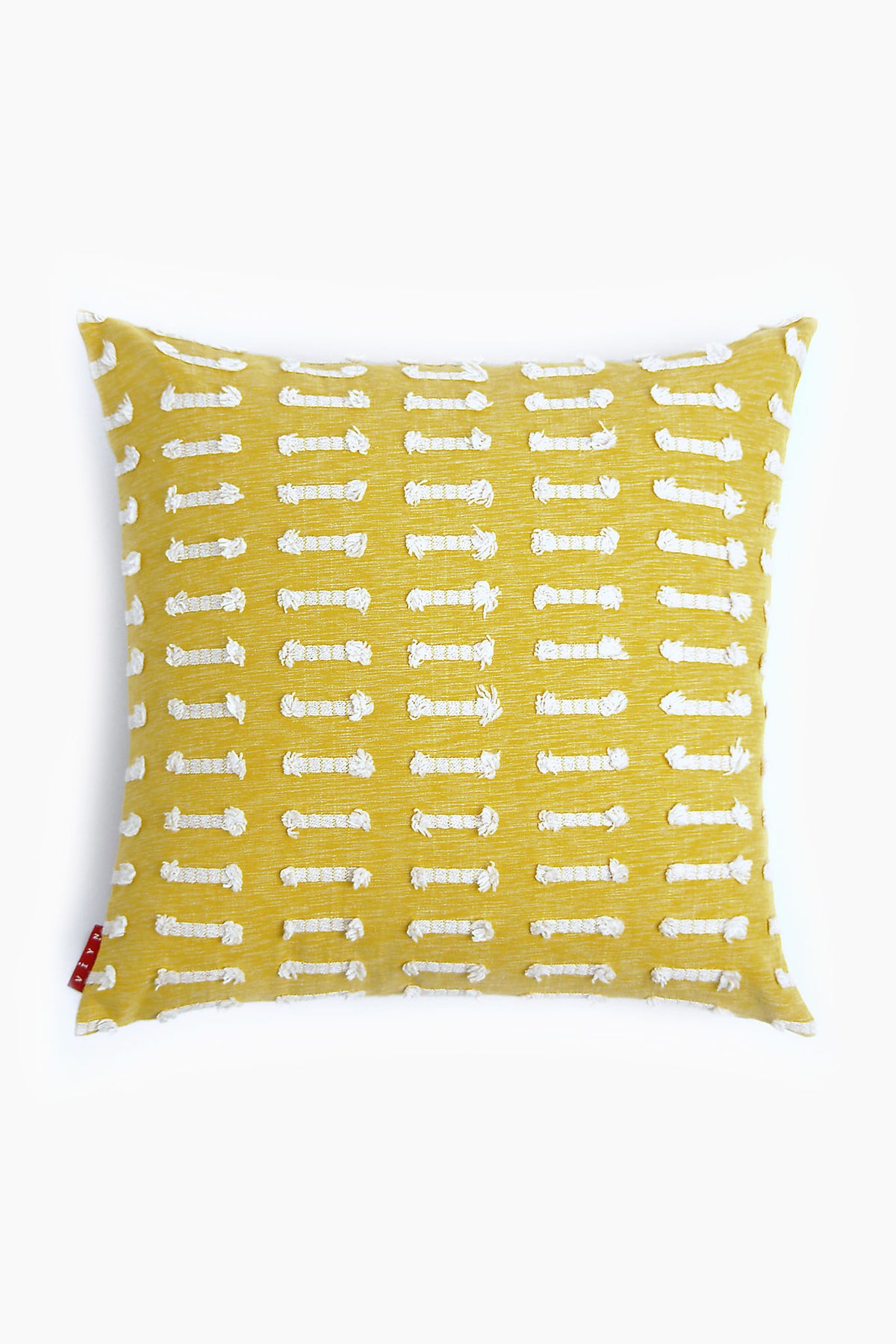Bark Woven Cotton Jute Cushion Cover