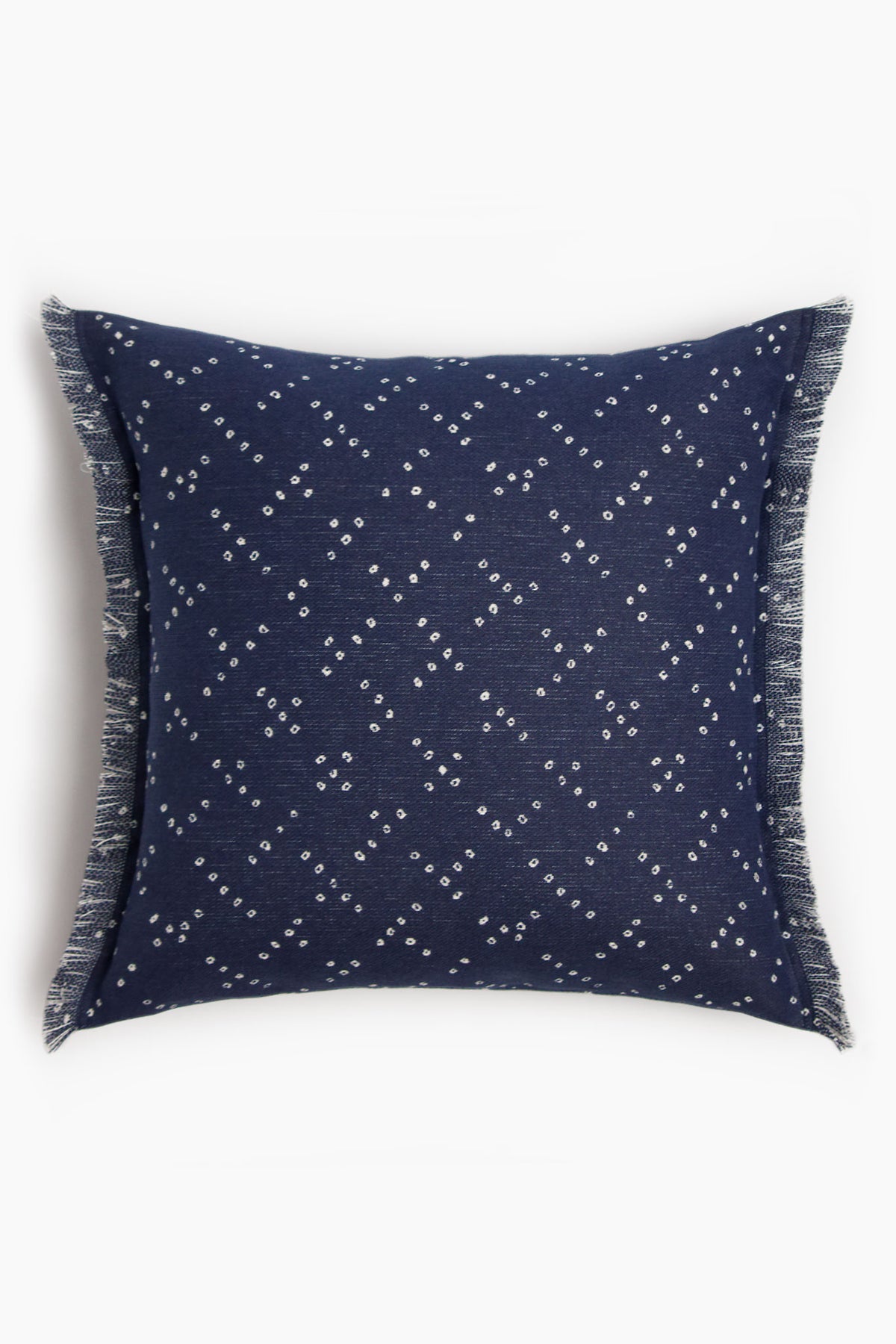 Dotted grid Printed Cotton Cushion Cover