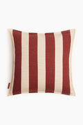 Temple Stripe Cushion  Cover - Terracota