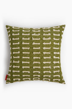 Bark Woven Cotton Jute Cushion Cover