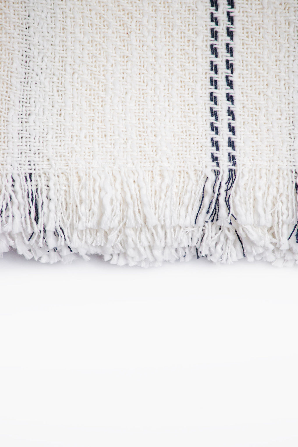 Stripe Woven Cotton Throw