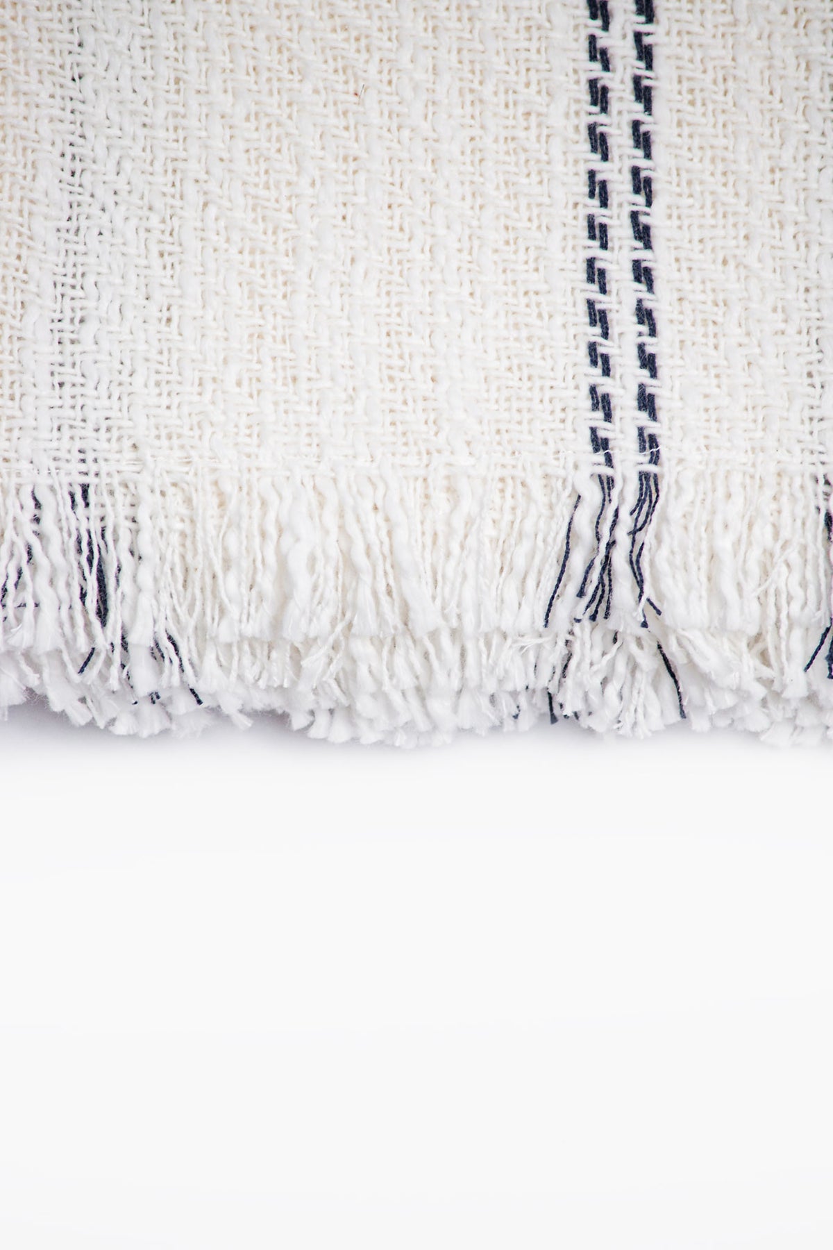 Stripe Woven Cotton Throw