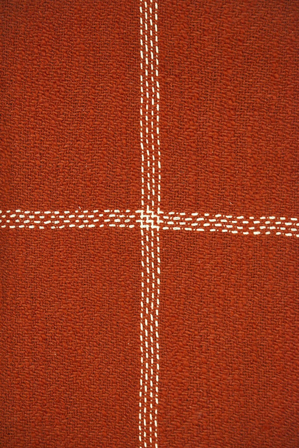 Quiet Checks Woven Cotton Throw