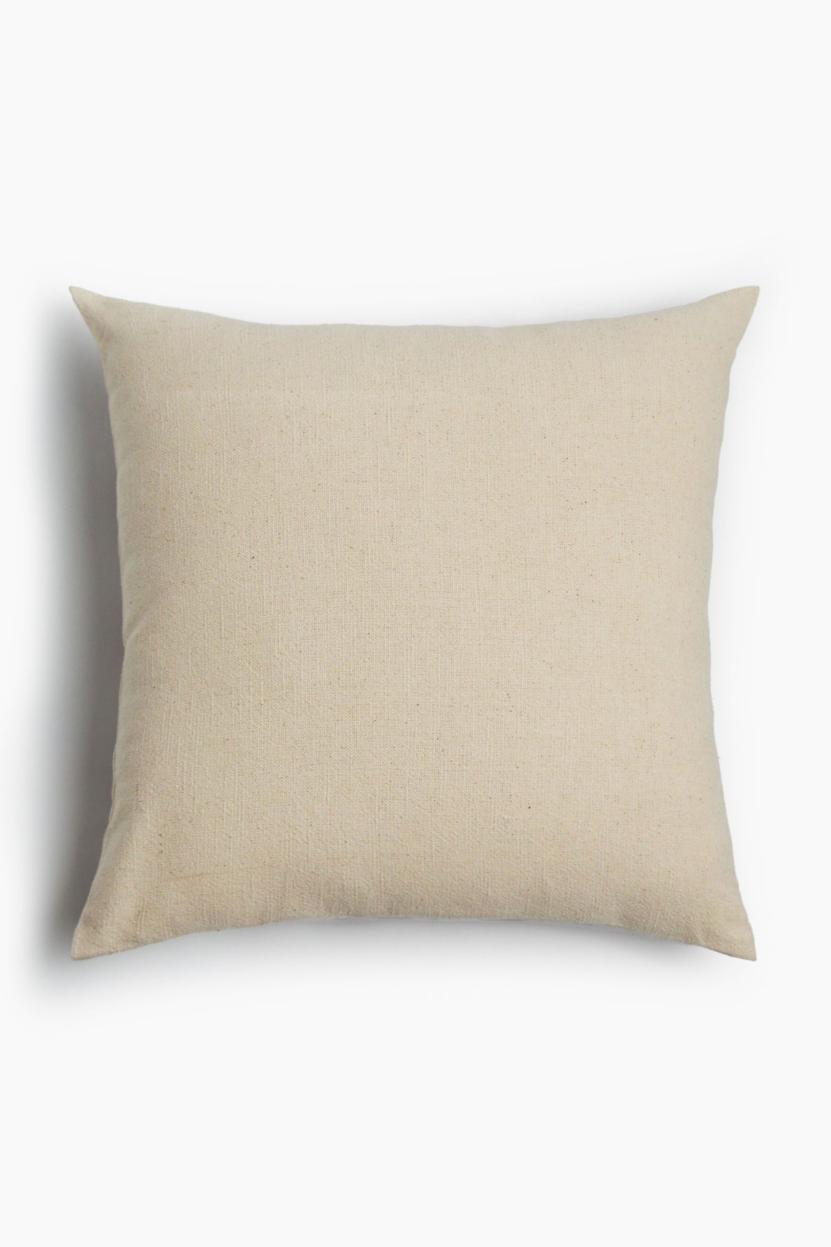 Quiet Lines Embroidered Stripe Cotton Linen Cushion Cover