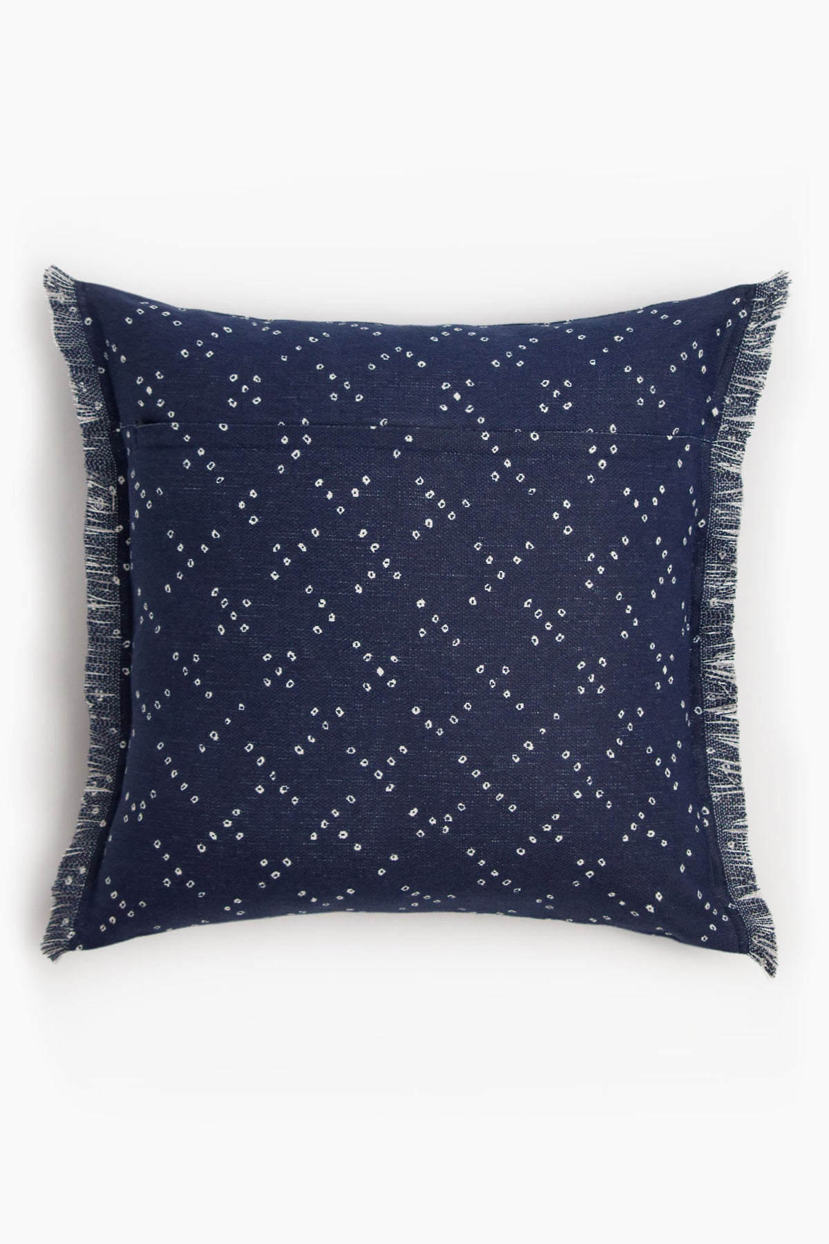 Dotted grid Printed Cotton Cushion Cover