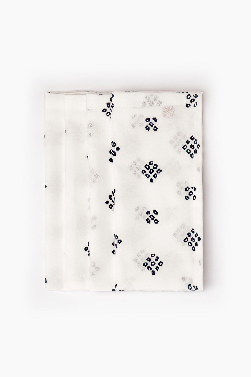 Dotted Grid Printed Cotton Napkin Set of 4