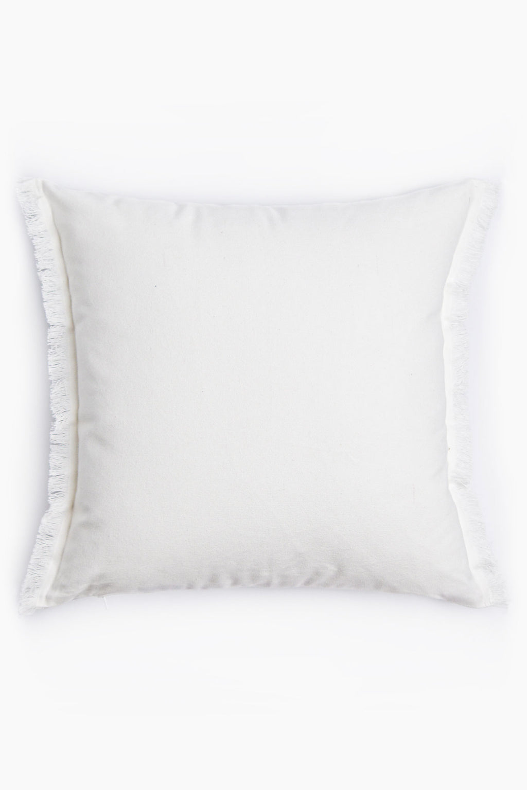 Palm Fan Applique Cotton Cushion Cover