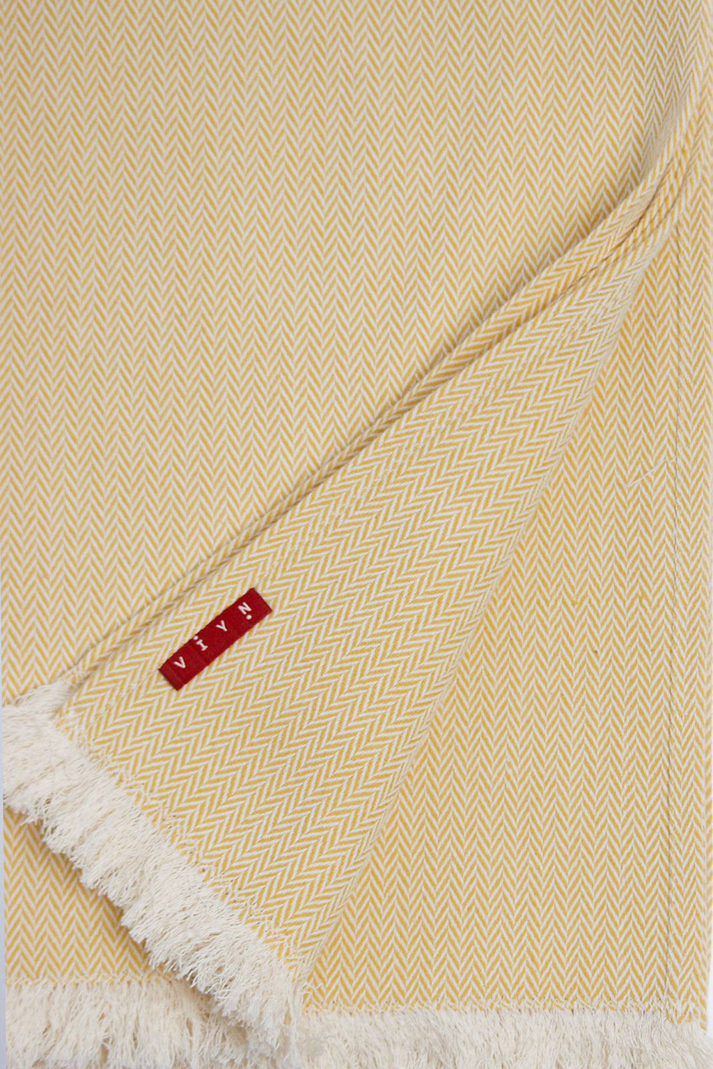 Herringbone Woven Cotton Throw