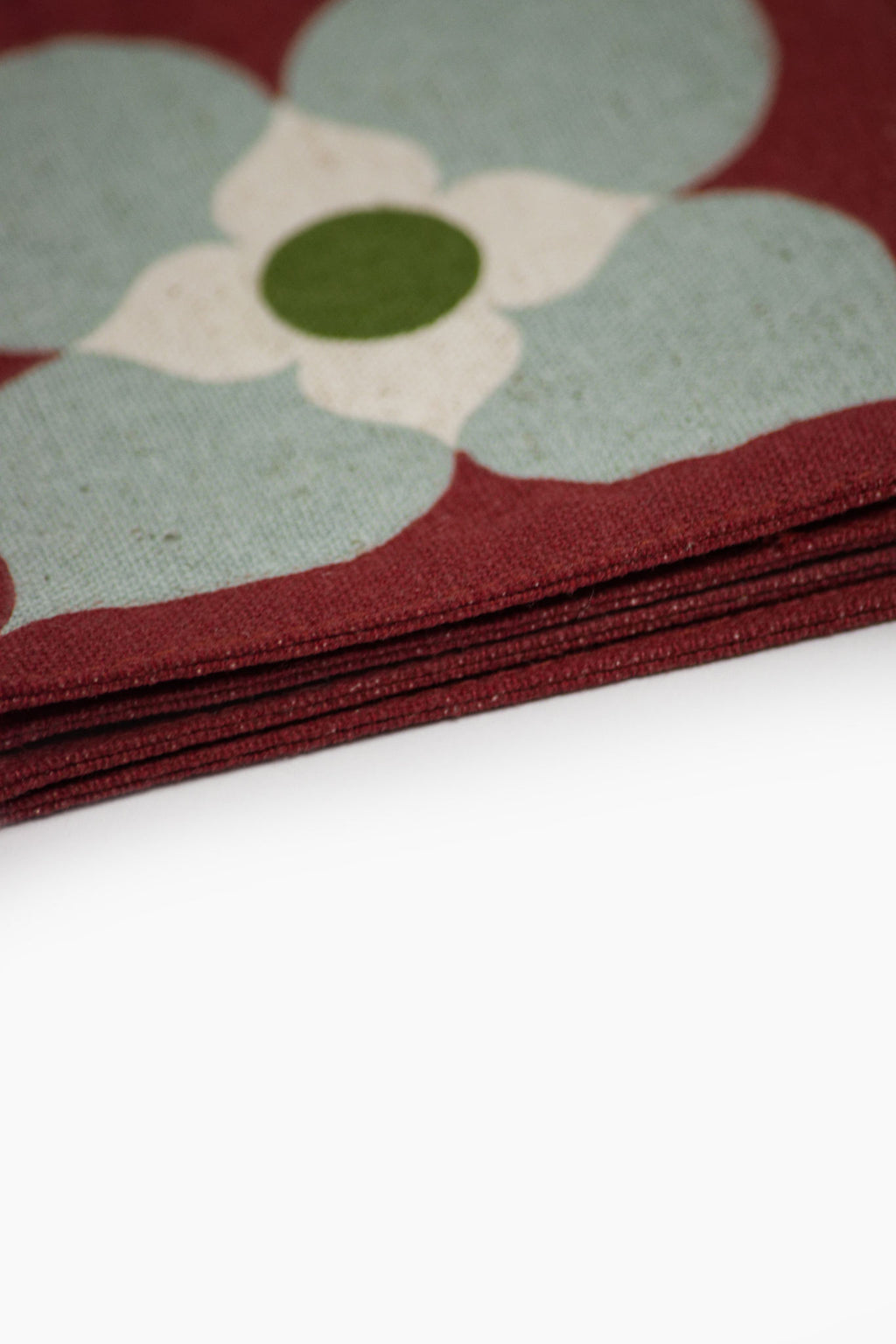Athangudi Medallion Printed Reversible Coaster Set of 4