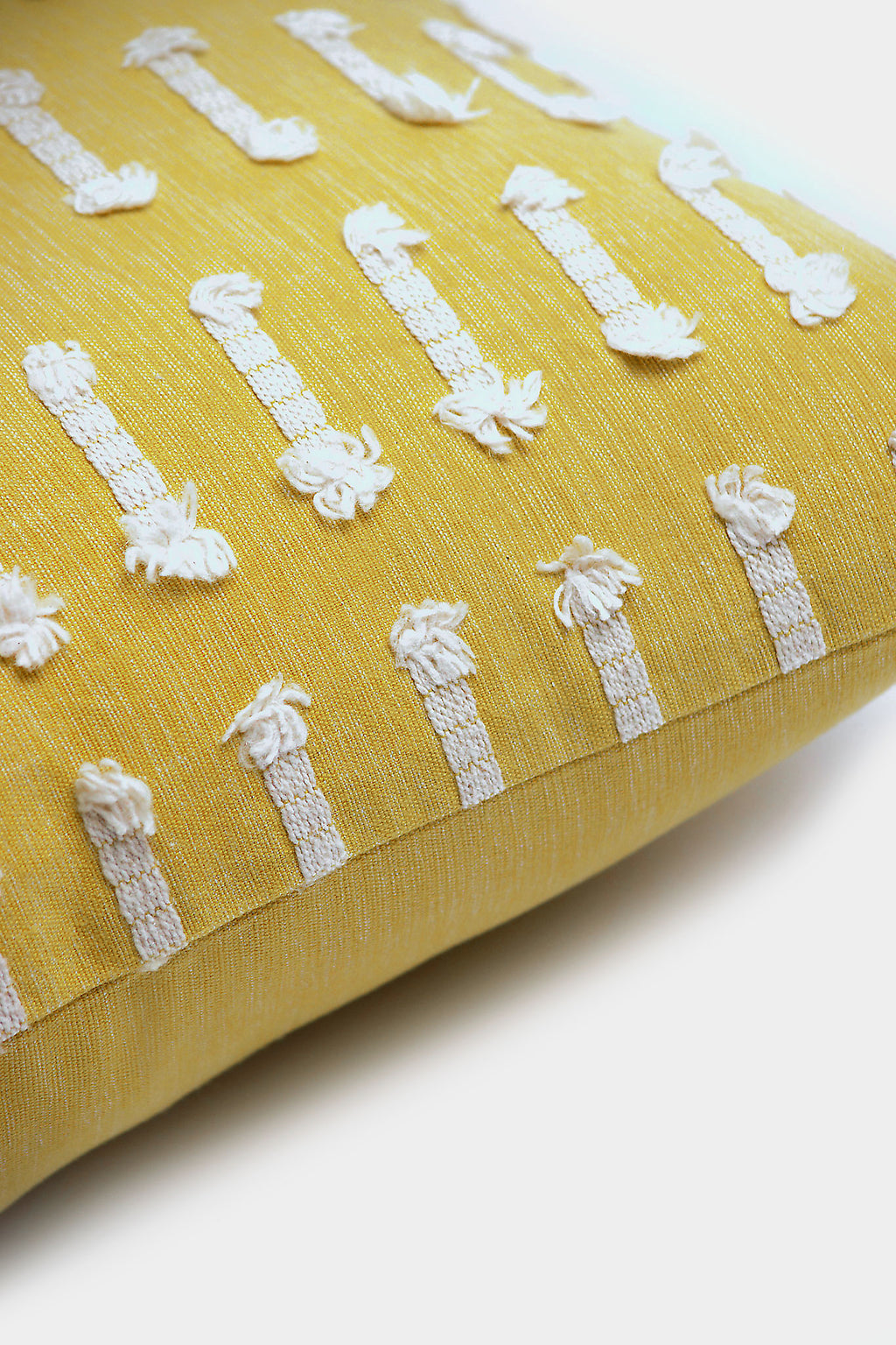 Bark Woven Cotton Jute Cushion Cover