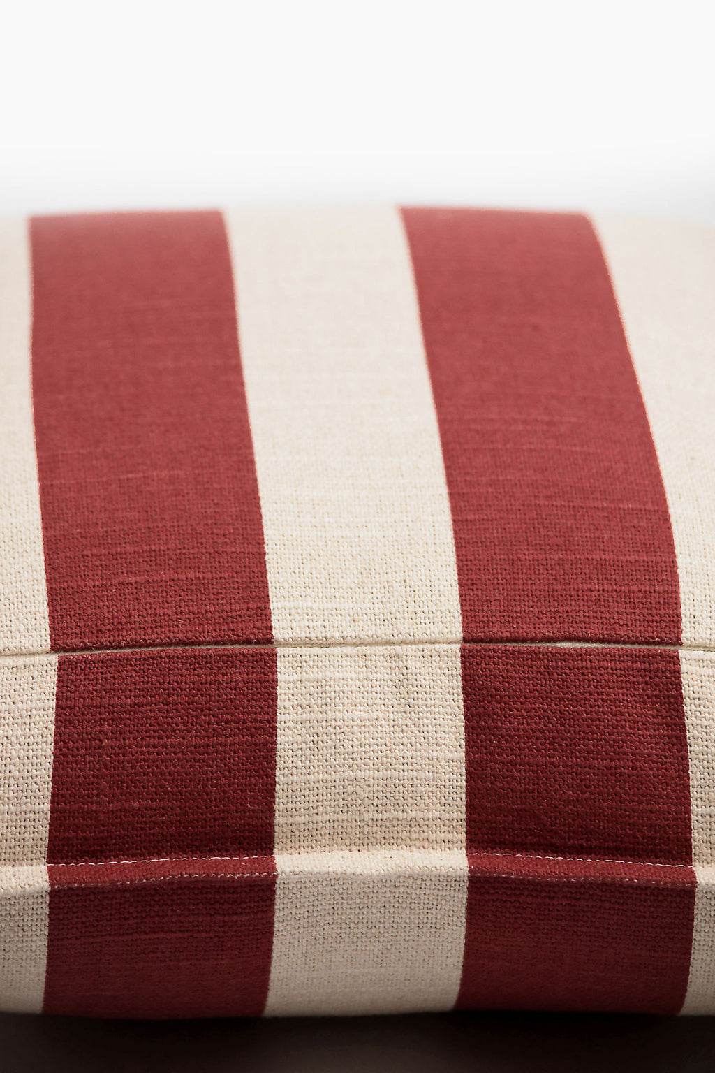 Temple Stripe Cushion  Cover - Terracota