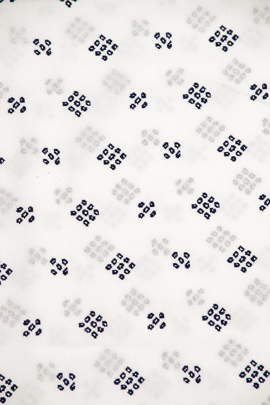 Dotted Grid Printed Cotton Napkin Set of 4