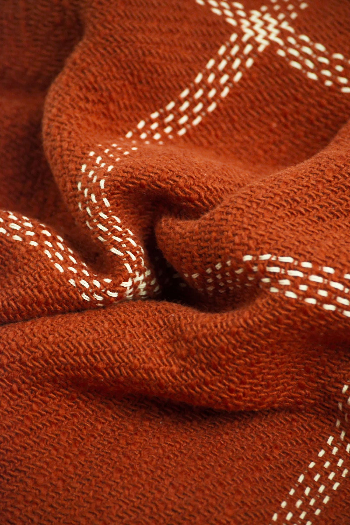 Quiet Checks Woven Cotton Throw