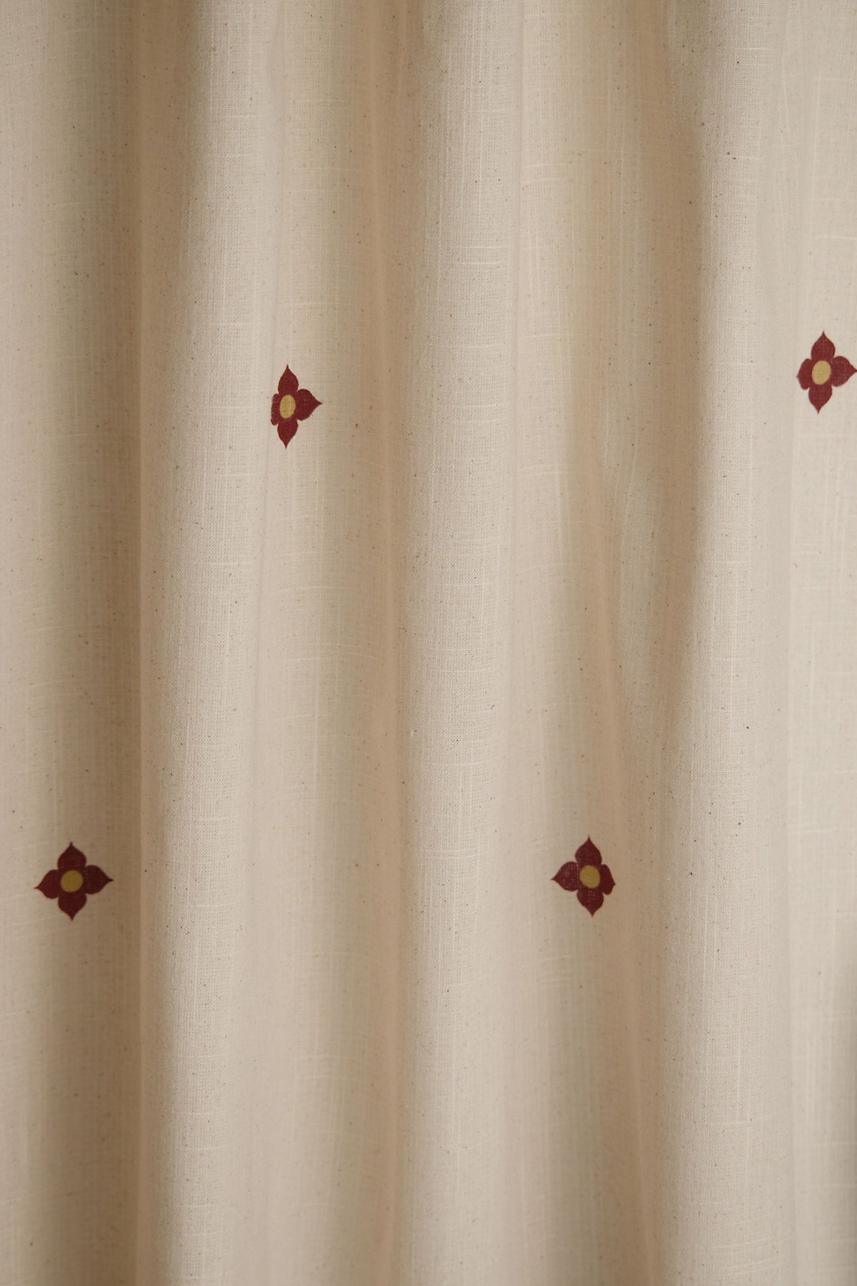 Athangudi Printed Cotton Curtain Set of 2