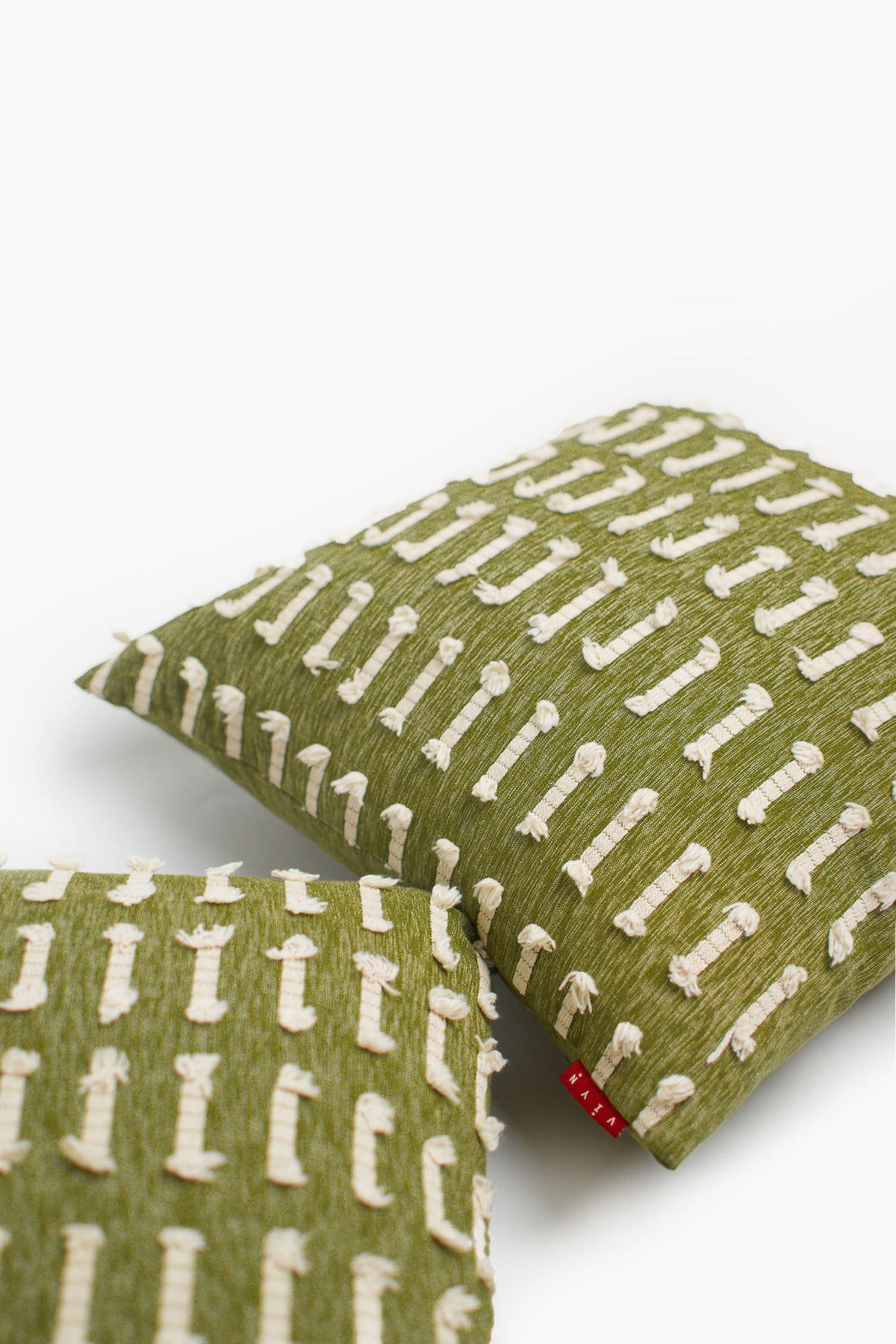 Bark Woven Cotton Jute Cushion Cover
