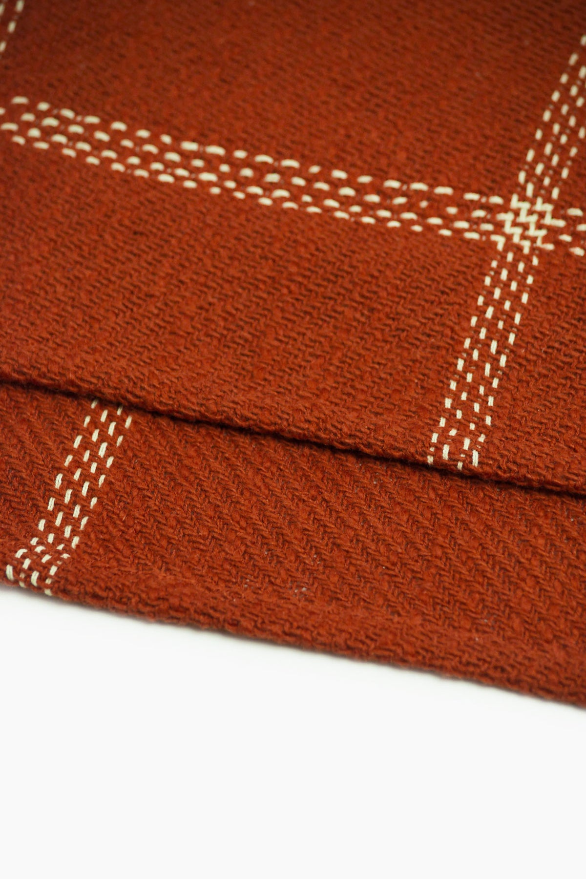 Quiet Checks Woven Cotton Throw