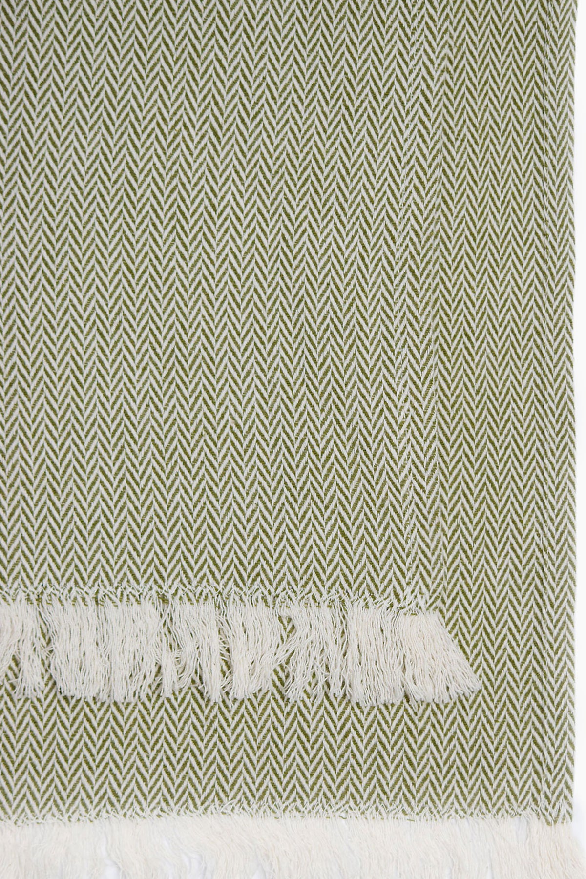 Herringbone Woven Cotton Throw