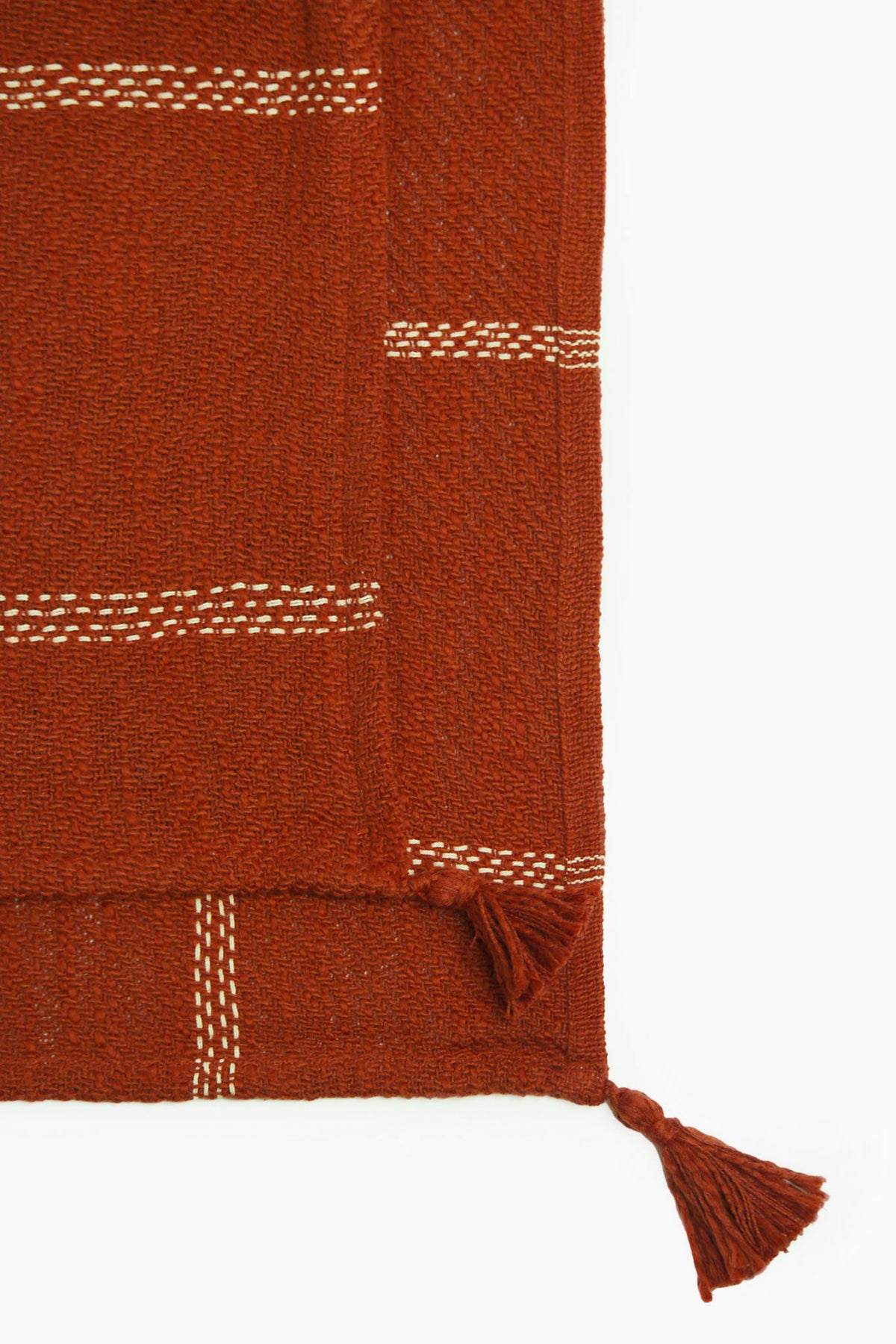 Quiet Checks Woven Cotton Throw