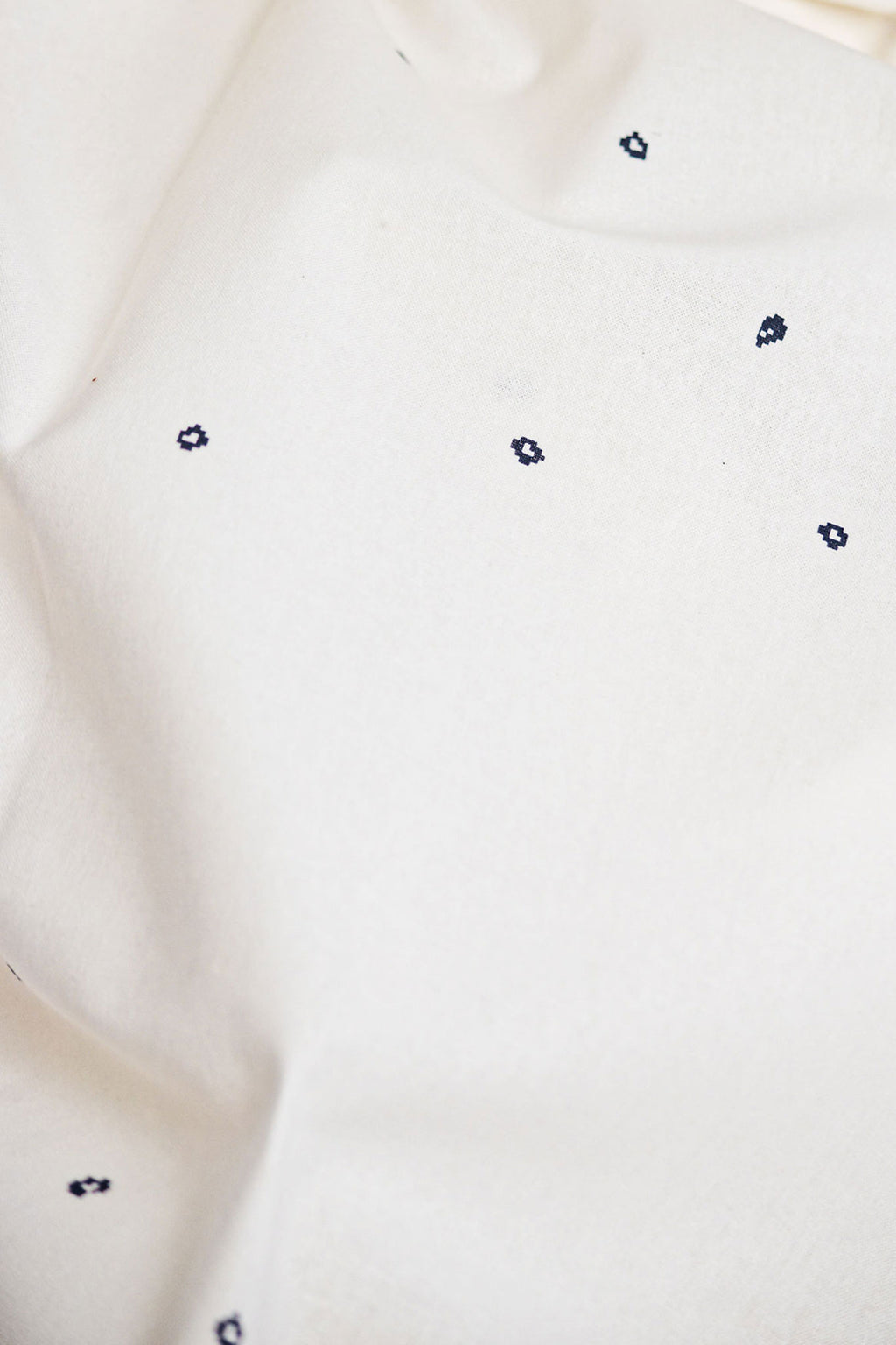 Dotted Grid Printed Cotton Table Cloth