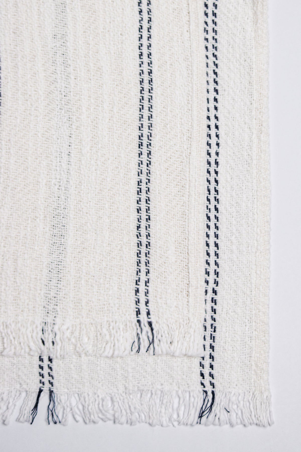 Stripe Woven Cotton Throw
