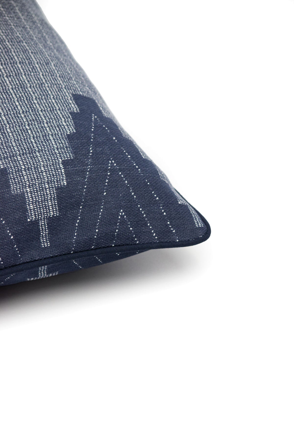 Temple Edge Printed Cotton Cushion Cover