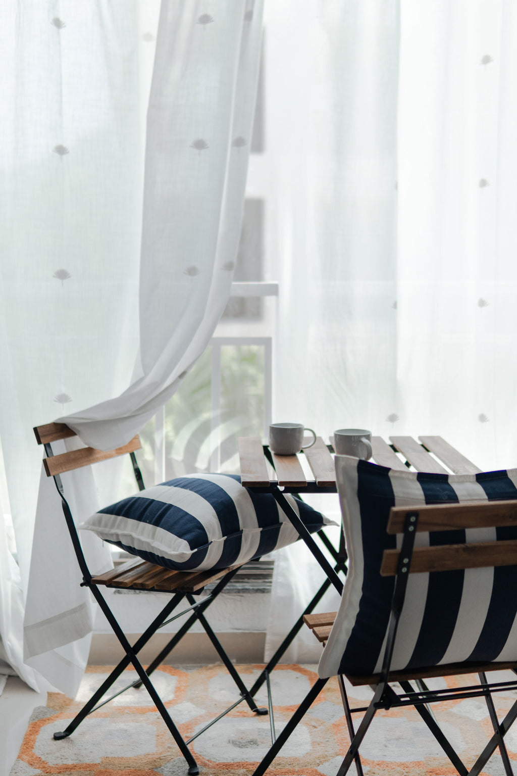 Temple Stripe Printed Cushion Cover