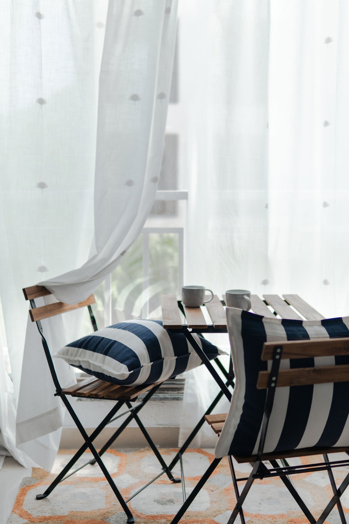 Temple Stripe Printed Cushion Cover