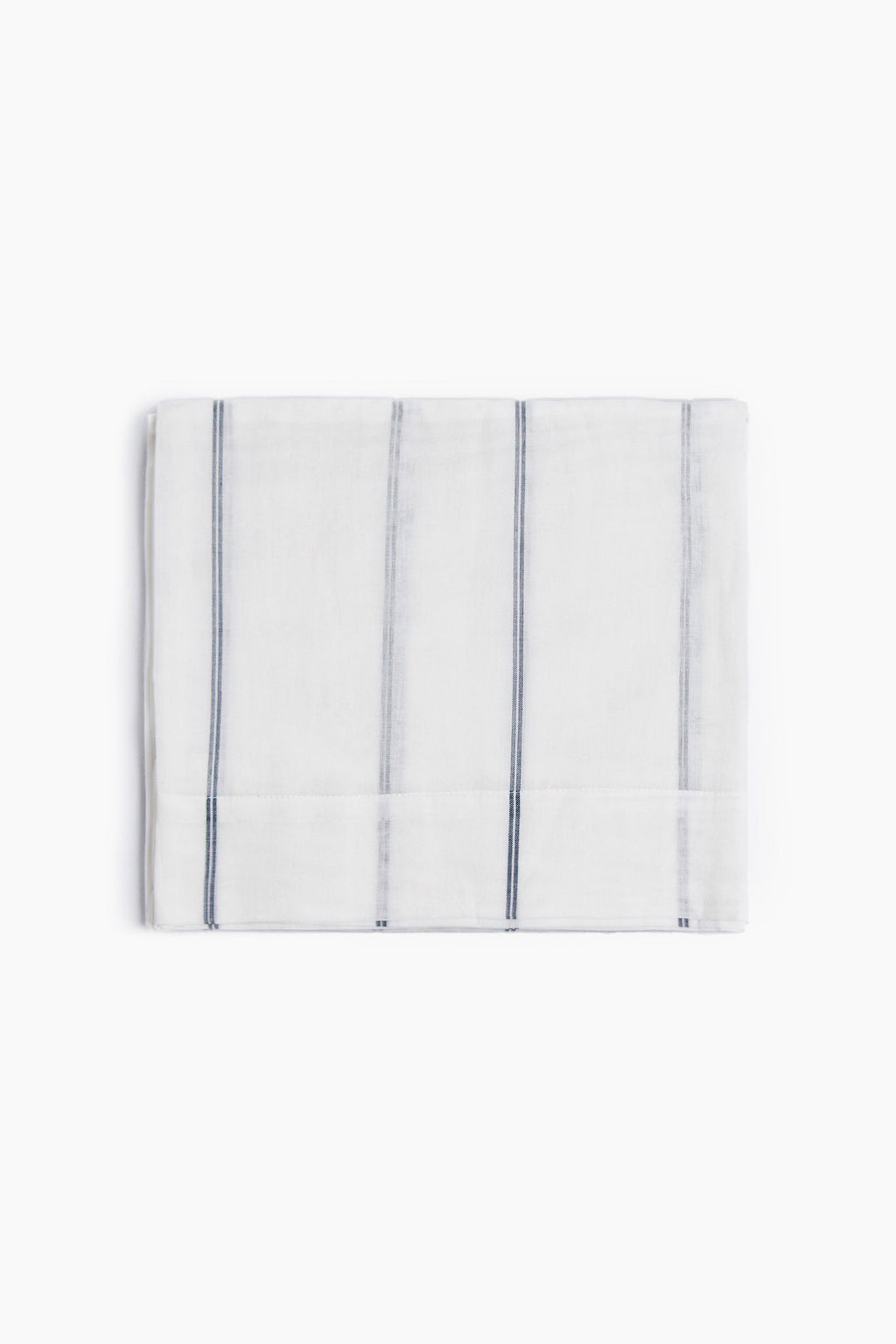 Woven Stripe Cotton Curtain Set of 2