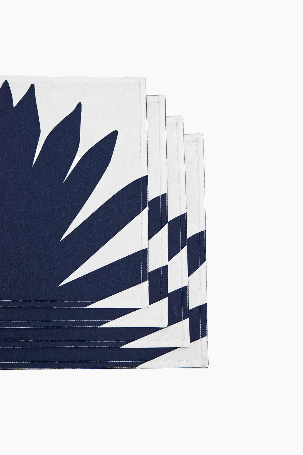 Palm Leaf Reversible Printed Table Mat Set of 4