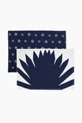 Palm Leaf Reversible Printed Table Mat Set of 4