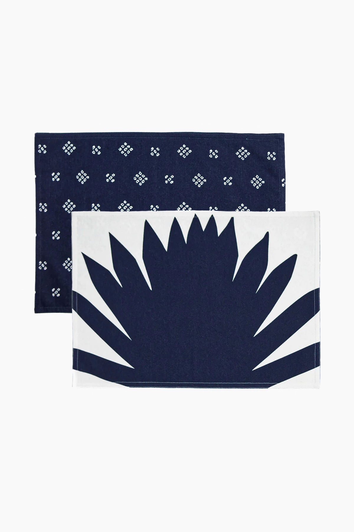 Palm Leaf Reversible Printed Table Mat Set of 4